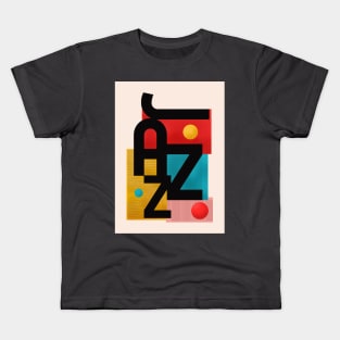 Abstract Jazz Fusion Design Kids T-Shirt